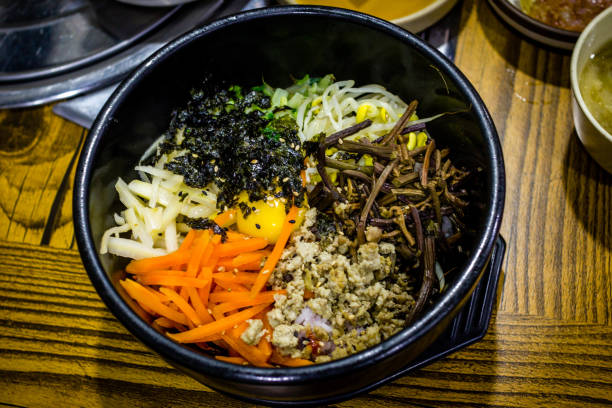 istock Vegetarian Bibimbap, Seoul, South Korea 878031800