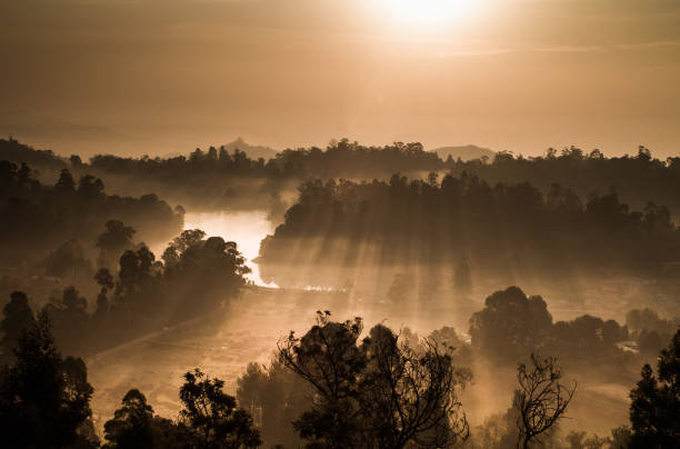 Sunrise by the lake