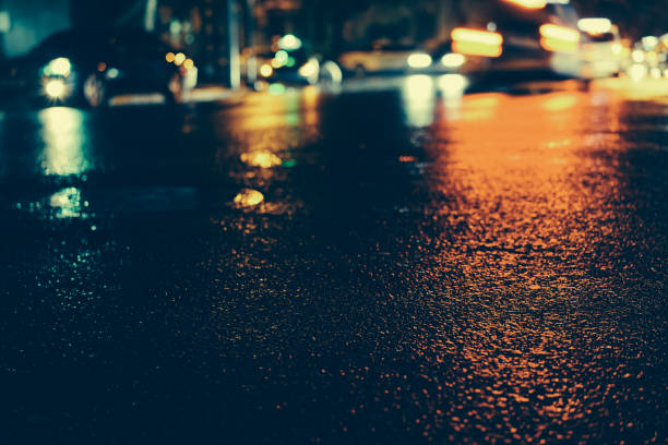 istock Rainy night in the big city 878052762