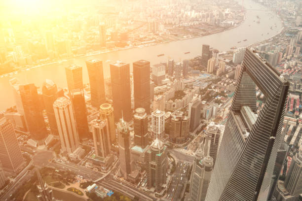 istock Shanghai city skyline 878056118