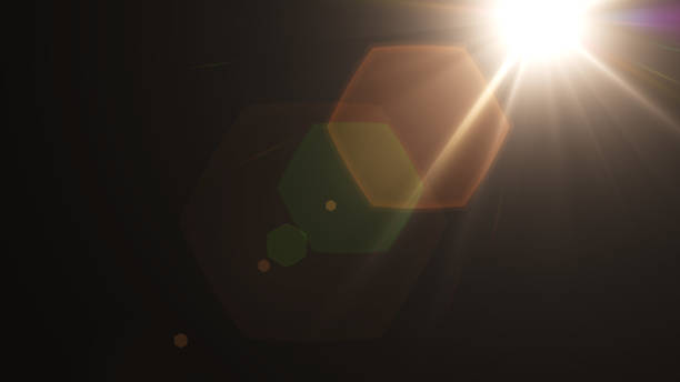 istock Abstract digital lens flare background, Flare Light , light leaks, overlays. 878087642