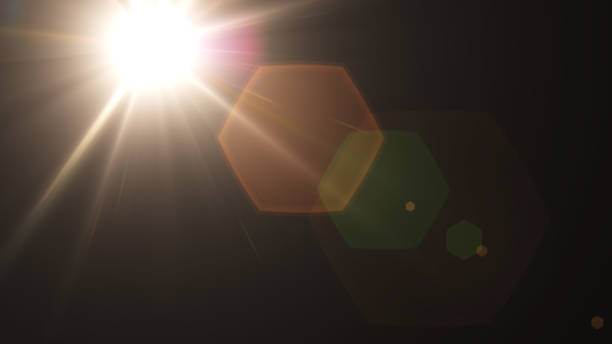 istock Abstract digital lens flare background, Flare Light , light leaks, overlays. 878087664