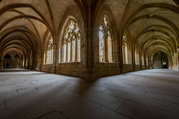istock Maulbronn, Germany - April 14, 2017: Monestary Maulbronn from inside with  cloister 878087854