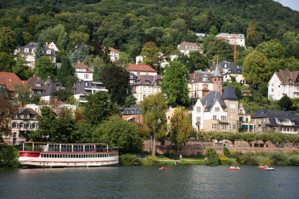istock River Cruises riding in Rhine and Neckar river 878090436