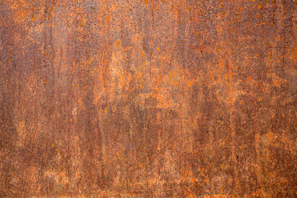 rostigem stahl als textur - textured metal steel rusty stock-fotos und bilder