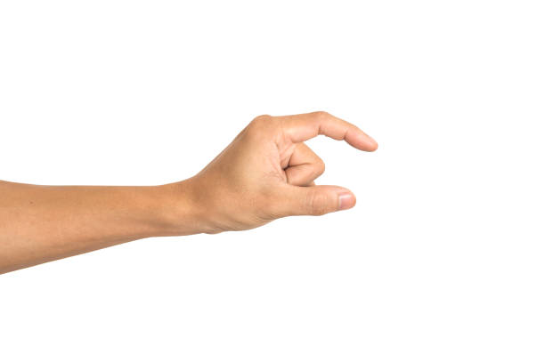 istock male  hand, Isolated on white background 878122116