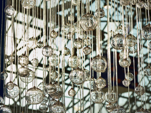 istock Decorative glass balls on ropes 878140430