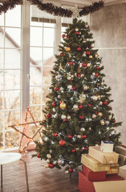 istock Arranging the room for Christmas 878146368