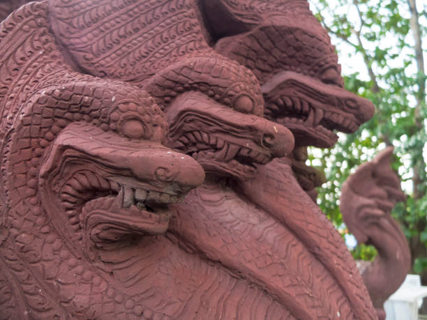 istock Naga statue in the temple 878173956
