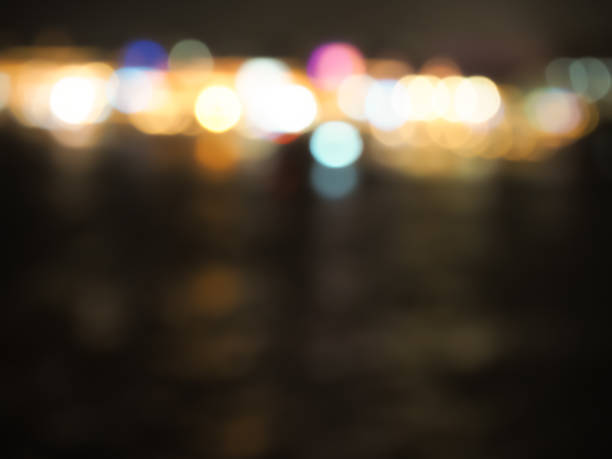 istock Beautiful blur bokeh lights defocused abstract background. 878180228
