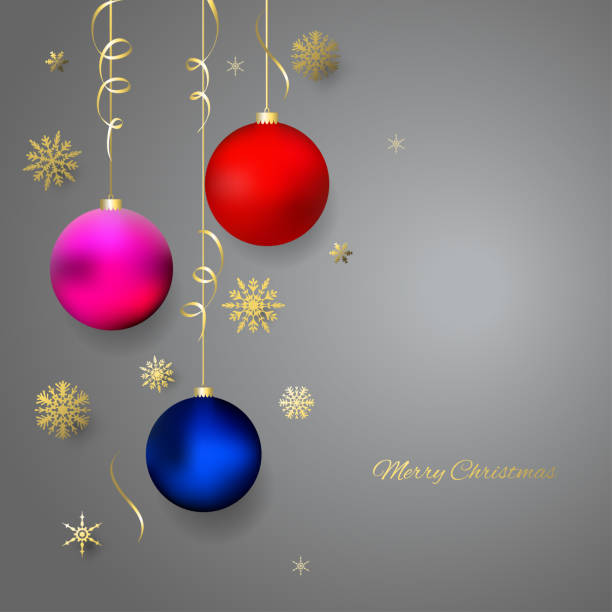 istock Christmas decorations. New Year. Balls. Holidays. Vector illustration. Winter. Snowflakes. Tapes. Gold. 878185552