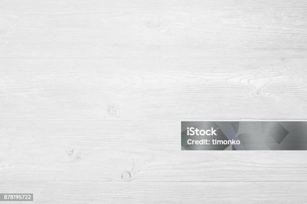 Vintage Weathered Shabby White Painted Wood Texture As Background Stock Photo - Download Image Now