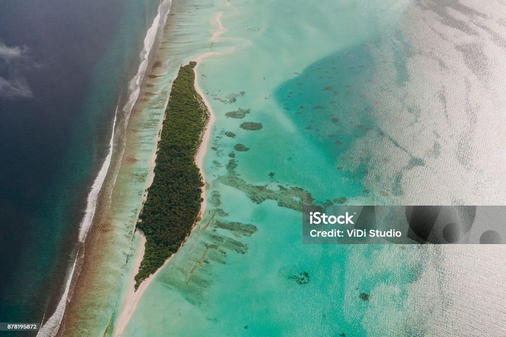 Tropical Islands And Atolls In Maldives In Indian Ocean From Aerial View  Piece Of Paradise On The Earth Good Choice For Vacation Beautiful Top View  For Wallpaper Stock Photo - Download Image