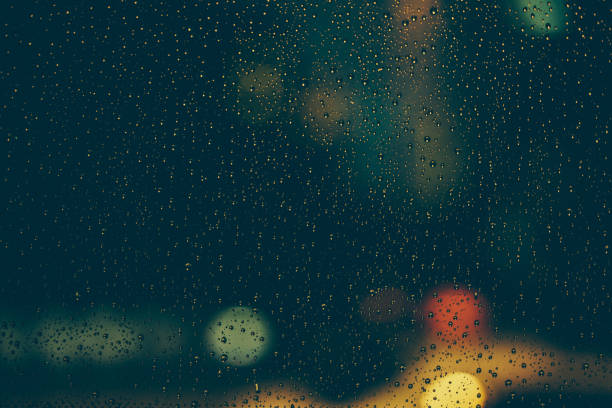 istock Rain fell on the car Windows 878205854