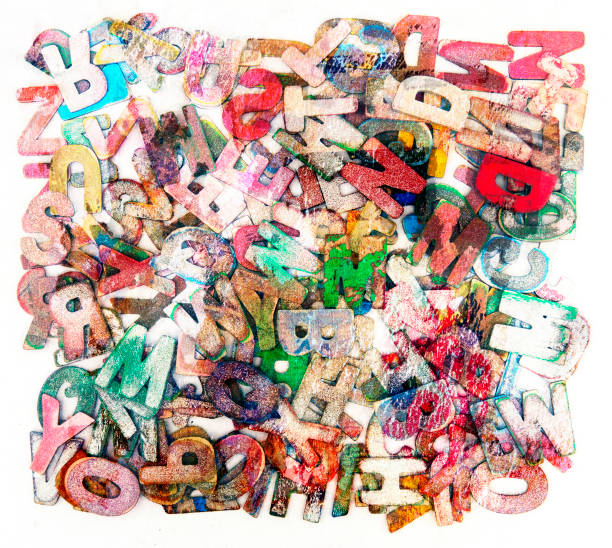 istock old wooden  letters Backround image 878207220
