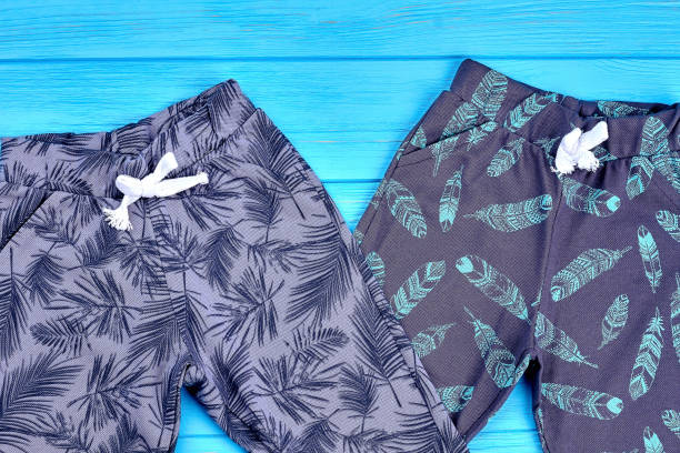 istock Casual cotton trousers for children. 878208122