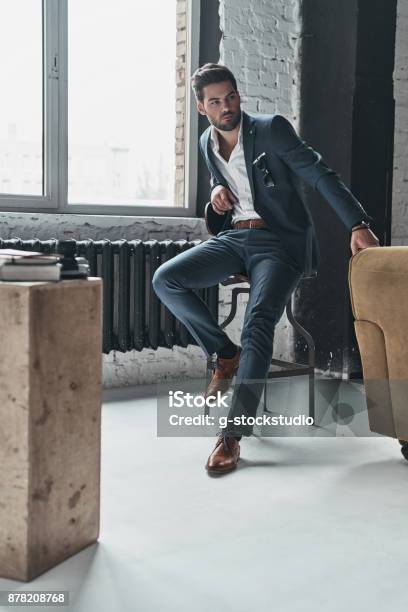 Portrait Of Confidence Stock Photo - Download Image Now - Men, Elegance, Fashion