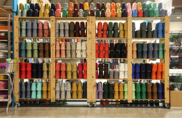 istock shelf of haberdashery with lots of threads and wadding 878220902