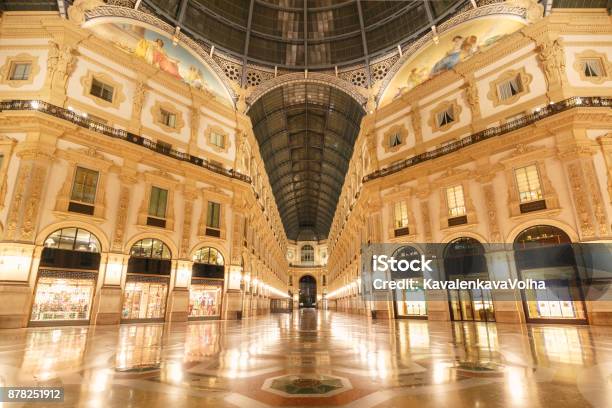 Galleria Vittorio Emanuele Ii In Milan Italy Stock Photo - Download Image Now - Arcade, Architecture, Beauty