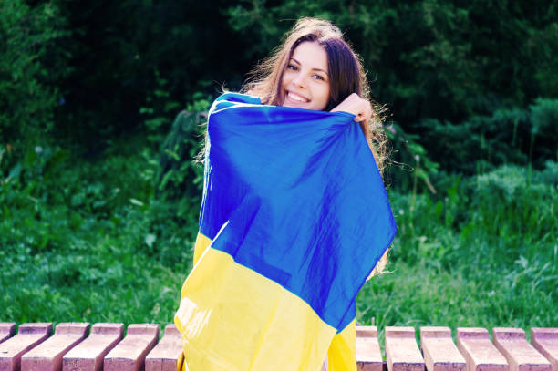 istock Ukrainian flag is a symbol of my state 878261028