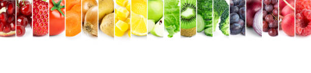 istock Collage of fruits and vegetables 878266772