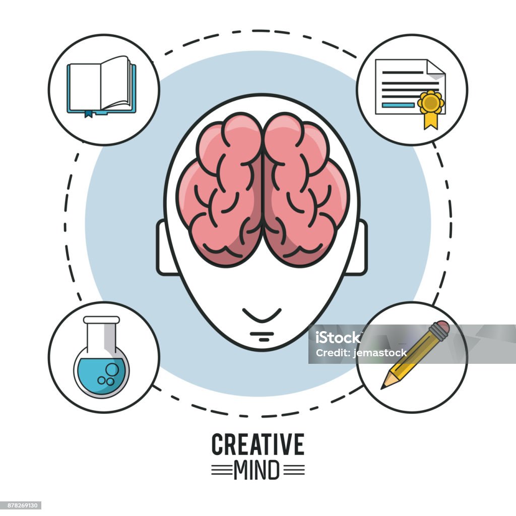 Mind Desgin Creative Mind Design Stock Illustration - Download Image Now - Abstract ...