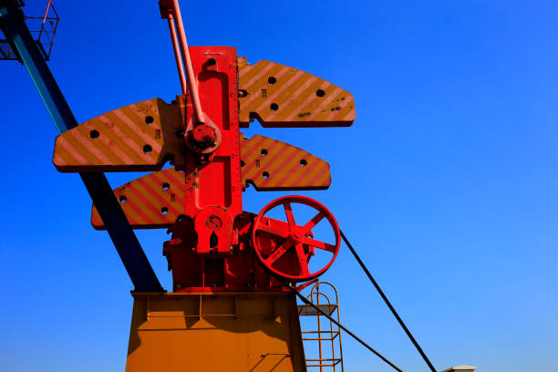 istock The oil pump, industrial equipment 878269196