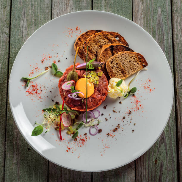 istock Tartare raw meat meal 878316182
