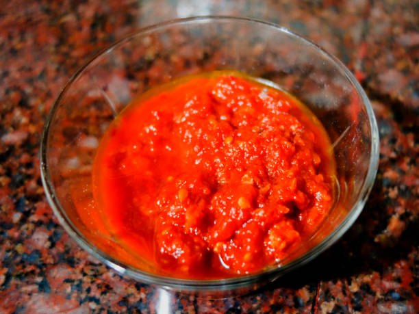 istock Homemade Red Italian Marinara Sauce 878321554