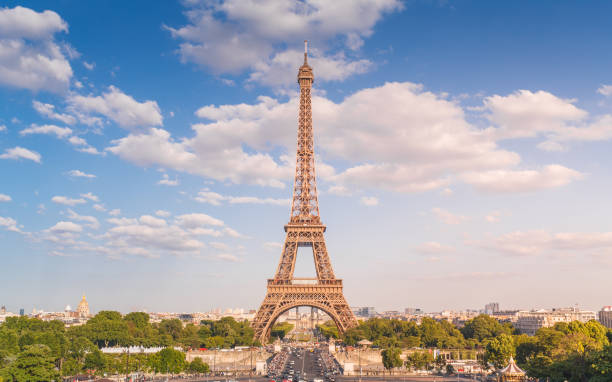 istock Eiffel tower in Paris, France 878336160