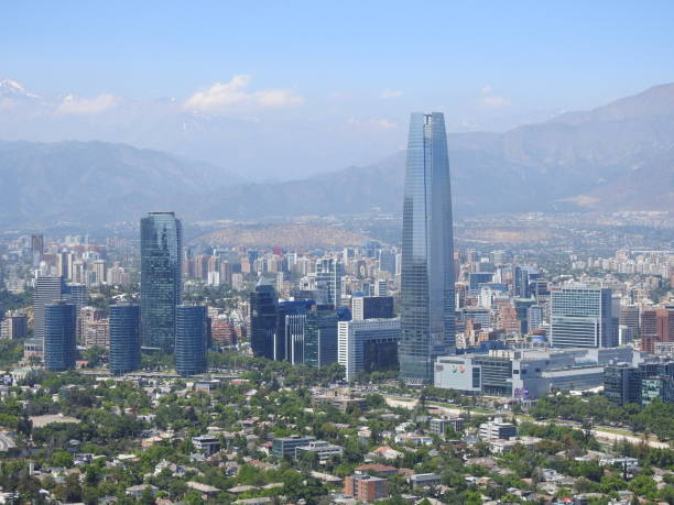 istock Cityscape and skyscrapers in Santiago, Chile 878346690
