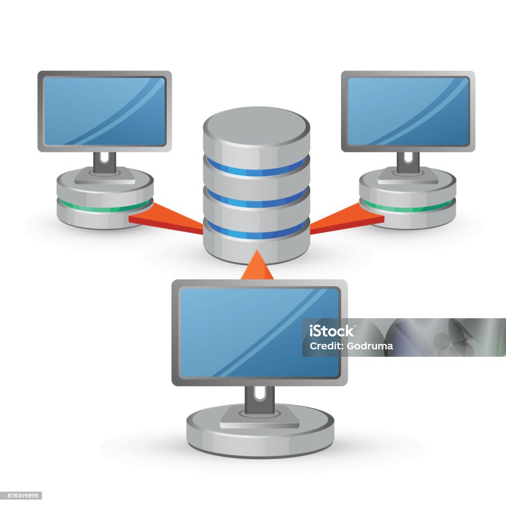 Atabase Database Organized Collection Of Data From Computers To Storage System ...