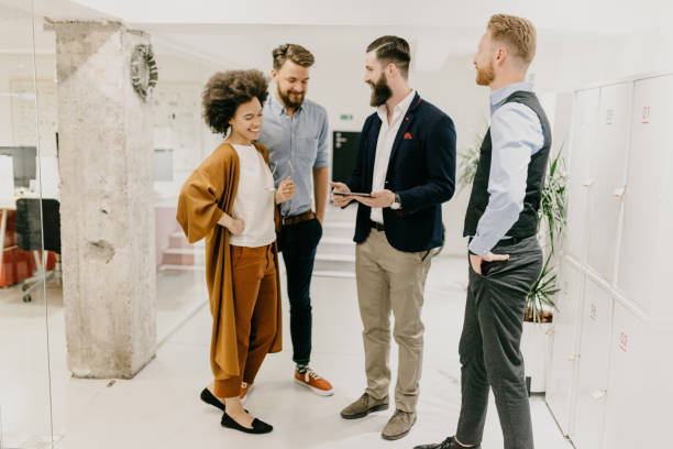 istock Multi-Ethnic Group of designers Have Meeting. 878364032