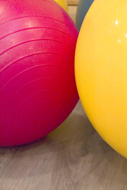 istock Colored balls for gymnastics and pilates classes 878371824