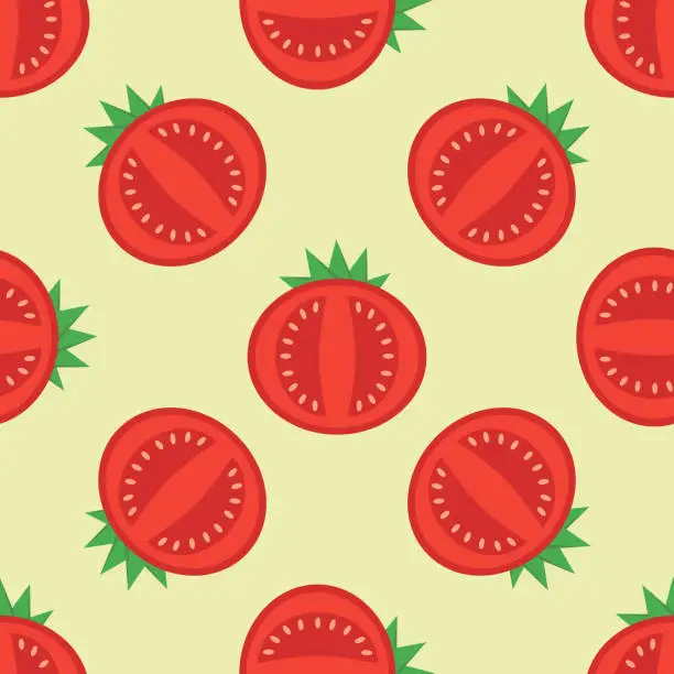 Vector illustration of tomatoes