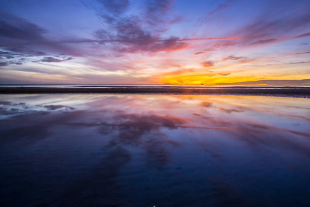 istock Beautiful tropical sunrise on the beach 878381748