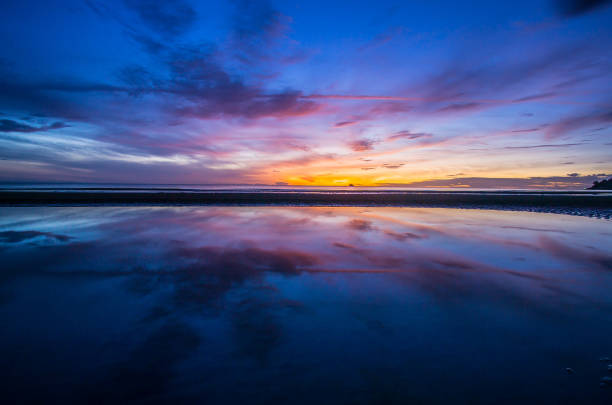istock Beautiful tropical sunrise on the beach 878383822
