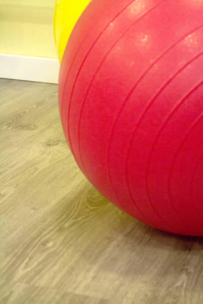 istock Colored balls for gymnastics and pilates classes 878383844