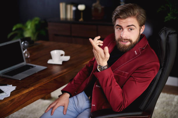 istock Nervous leader talking to his employee 878421988