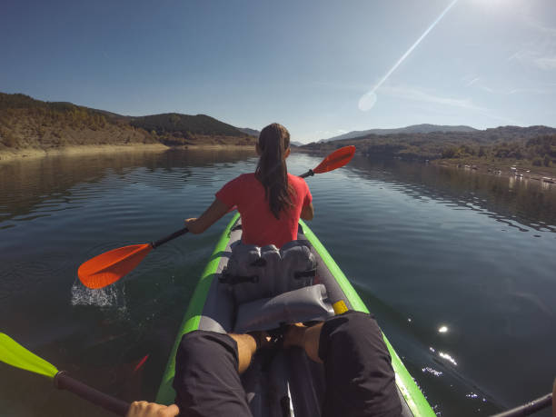 istock Couple in the kayak 878425988
