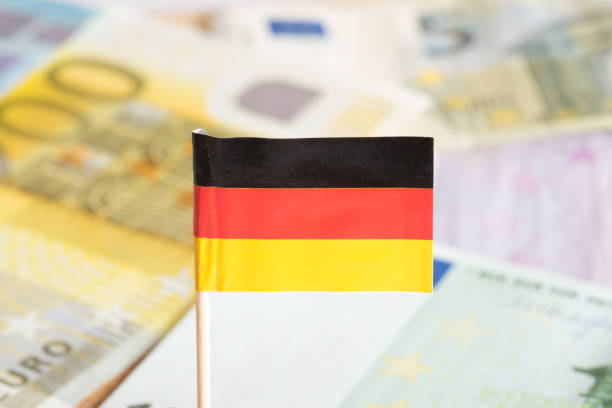 istock Euro Money and German Flag 878439808