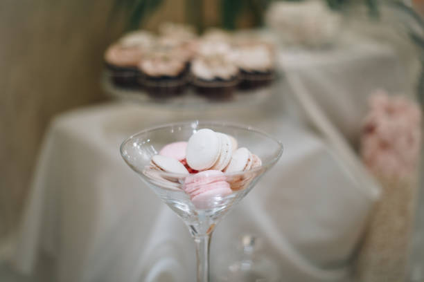 istock Glass full of macaroons 878457520