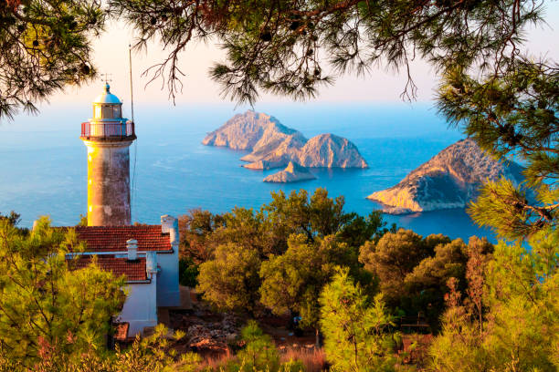 istock Gelidonya lighthouse on Lycian Way 878460160