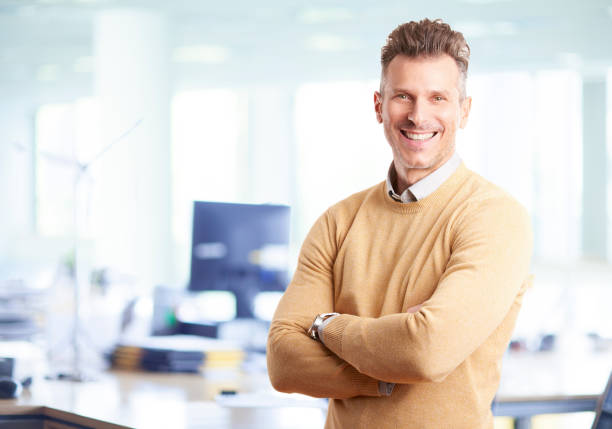 istock A happy businessman portrait 878463600