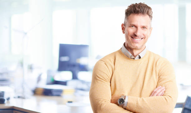 istock A happy businessman portrait 878463618