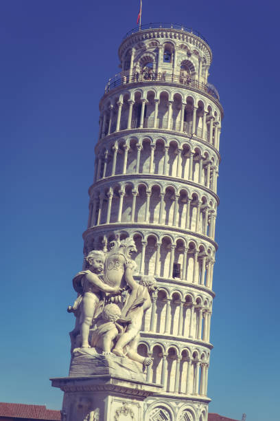 Architecture Photos Leaning Tower of Pisa, Italy pisa leaning tower of pisa tower famous place stock pictures, royalty-free photos & images