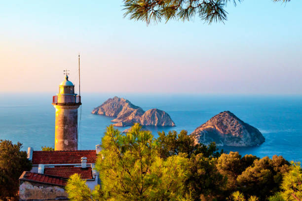 istock Gelidonya lighthouse on Lycian Way 878471202