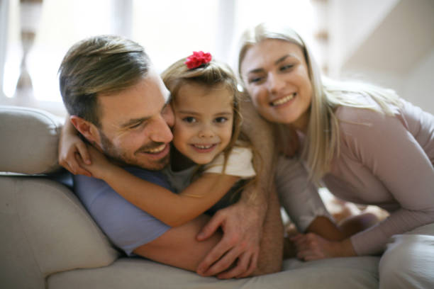 istock Family with one child. 878478092