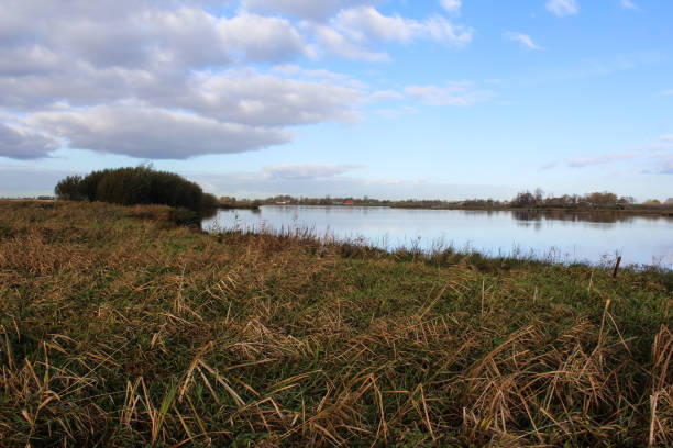 istock Landscape nieuwkoopse plassen in autumn 878493942