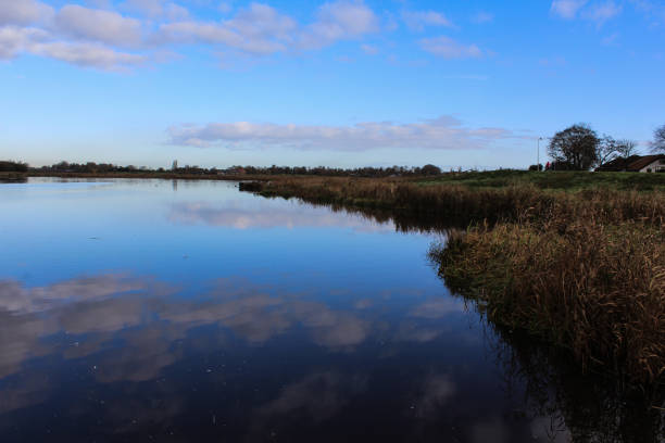 istock Landscape nieuwkoopse plassen in autumn 878494006